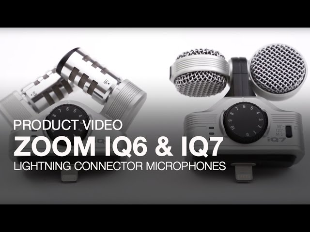 Zoom iQ6 and iQ7 Product Video - YouTube