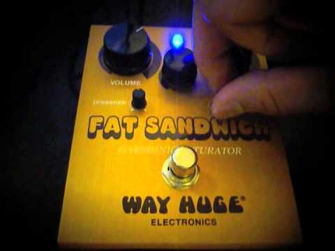 WAY HUGE FAT SANDWICH WHE-301 Harmonic Saturator Distortion Pedal