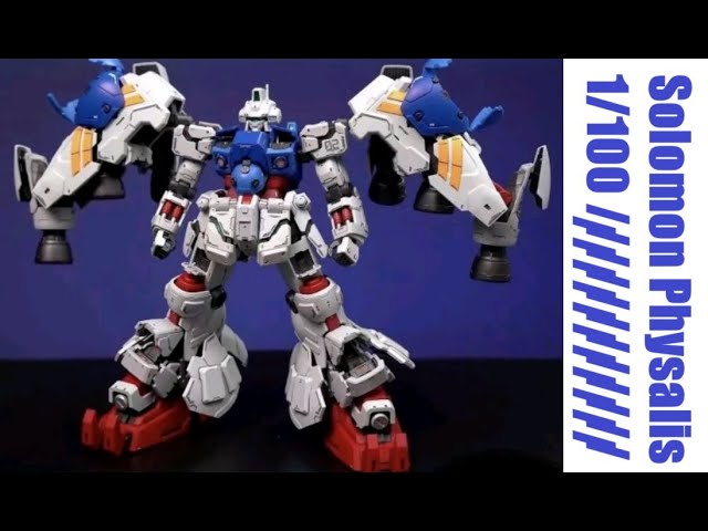 Solomon Model GP02 Physalis 1/100 Scale Model Kit with LED motor