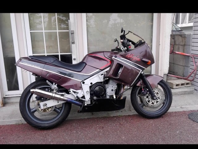 1988 Kawasaki ZX-4 ZX400G semi restoration base - YouTube