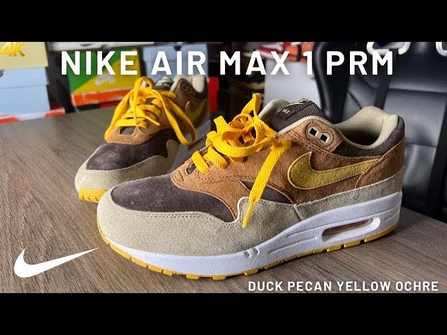 Nike Air Max 1 Duck Pecan Yellow Ochre - YouTube