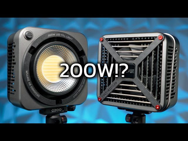 Zhiyun Molus G200 Review - TINY 200W Light! - YouTube