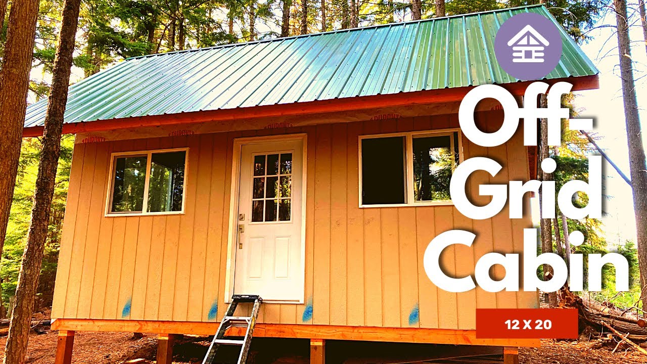 Building Our 12x20 Off-Grid Mountain Cabin: The 9-Month Journey