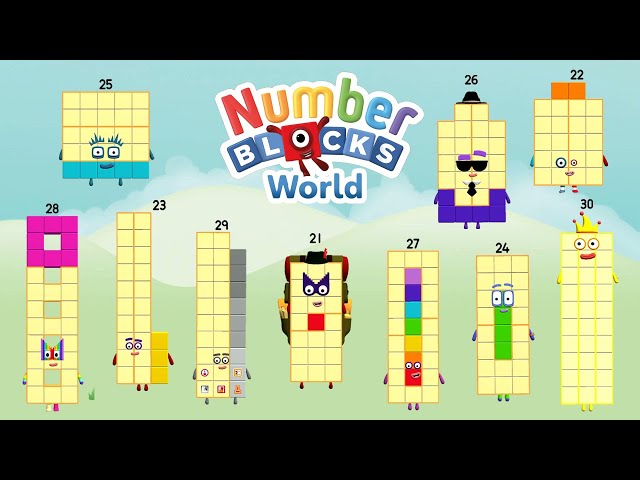 Numberblocks World #3 - Meet Numberblocks 21-30 and Learn How to