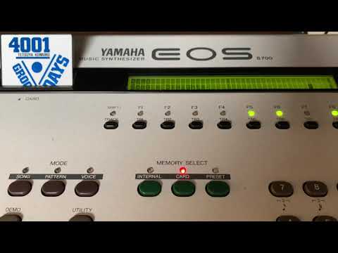 YAMAHA EOS B700 DEMO SONG / VOICE CARD TK500 