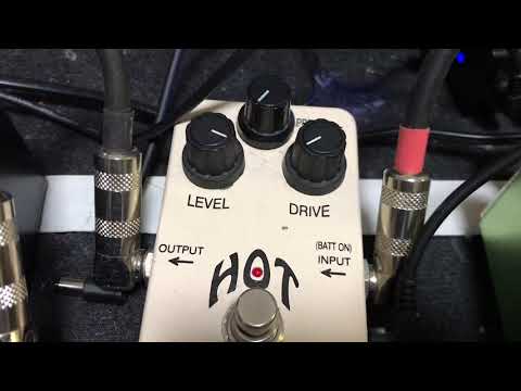 Crowther Audio HotCake 3knob 【HOT CAKE】 DRIVE0~5~8~10 でそれぞれ