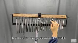 TreeWorks Tree Chimes with Damper TW-TRE630 - YouTube