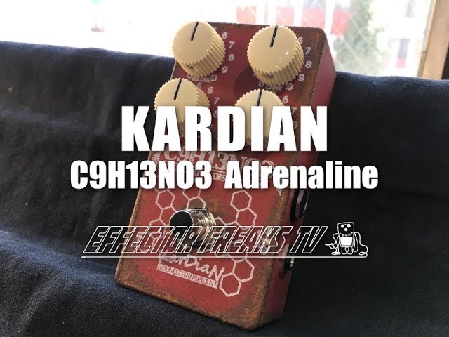 試奏動画】KarDiaN （カージアン ） C9H13NO3 Adrenalineエフェクター
