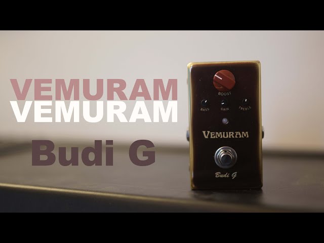 Highly recommended effect pedal!! Vemuram - Budi G - YouTube