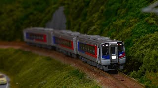 マイクロエース】JR四国2000系特急南風・うずしお レイアウト走行