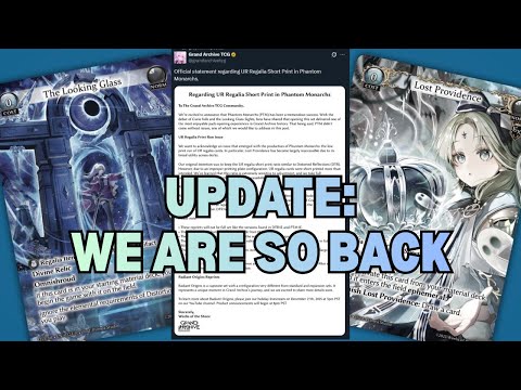 They actually did it! BIG announcement for Grand Archive that I