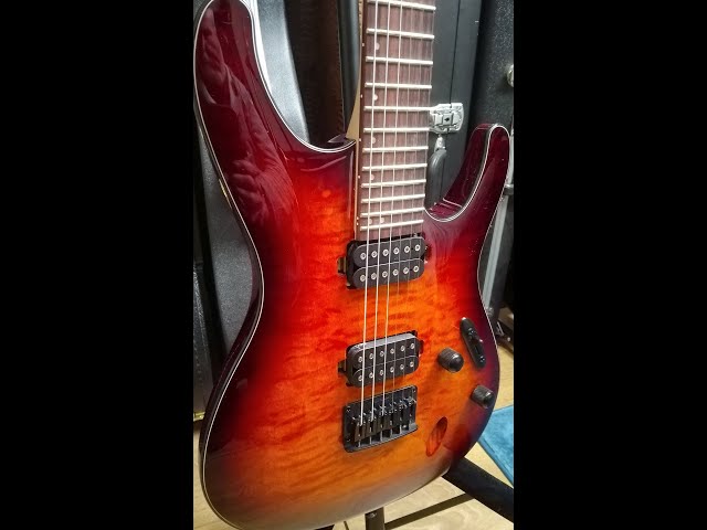 Ibanez S621QM Dragon Eye Unboxing & Full Review - YouTube