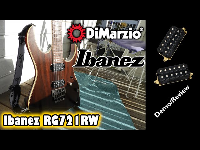 Ibanez Premium RG721RW + DiMarzio Tone Zone and Air Norton - DEMO