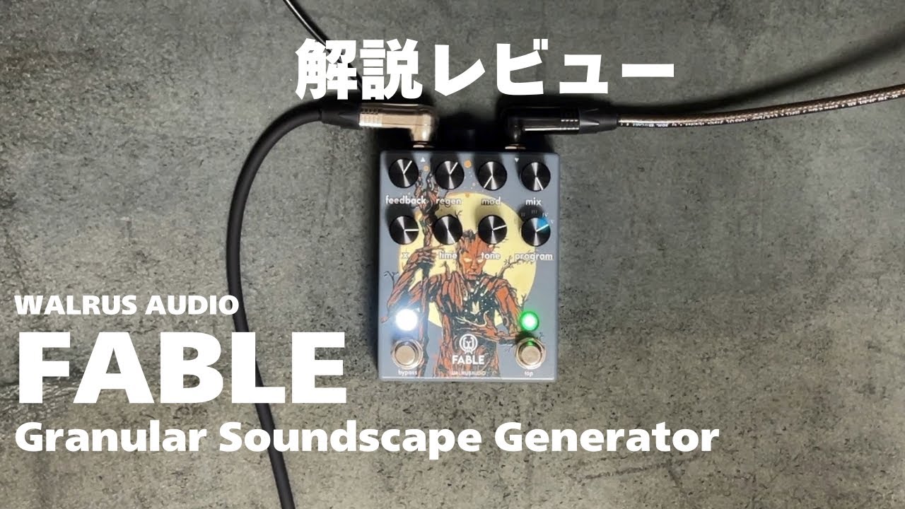 WALRUS AUDIO ”FABLE” / 神秘的グラニュラーディレイ解説レビュー