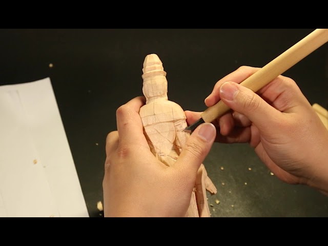 Advanced Buddhist Sculpture for the Heart: Standing Kannon