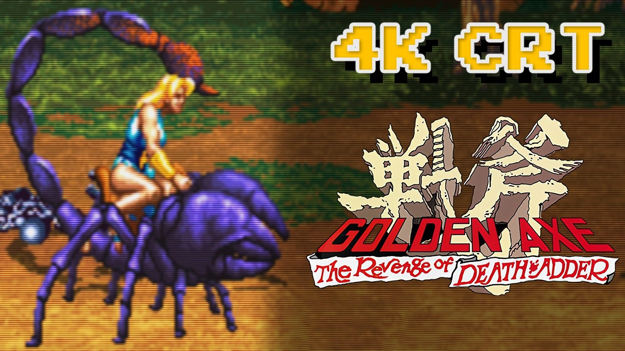 Golden Axe: The Revenge of Death Adder - Dora (Arcade / 1992) 4K