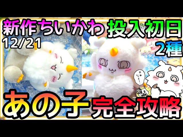 初プライズ!?新作ちいかわ『あのこBIGぬいぐるみ』2種完全攻略!!無料