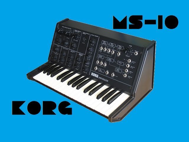 KORG MS-10 Analog Synthesizer 1978 | HQ DEMO - YouTube