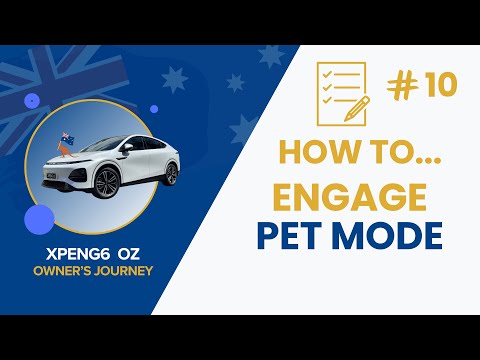 Xpeng G6 | How to access Pet Mode - YouTube