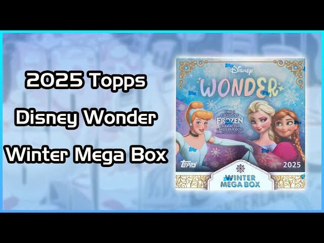 Topps Disney Frozen Wonder Winter Box 2箱 Topps Disney Frozen
