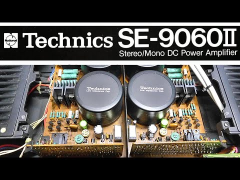 輸出仕様 Technics パワーアンプ SE-9060Ⅱ stereo power amp 60AⅡ