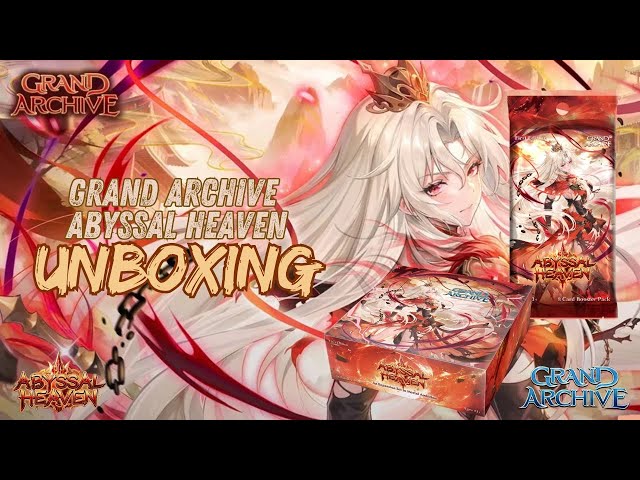 INSANE Grand Archive Unboxing: Abyssal Heaven Booster Pack REVEALS