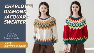 トップス Loved one Logo Jacquard Knit candy Loved one Logo