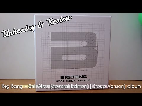 Big Bang - Still Alive [Special Edition] [Group Cover] CD Unboxing