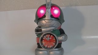 仮面ライダー おしゃべり目覚まし時計 alarm clock - YouTube