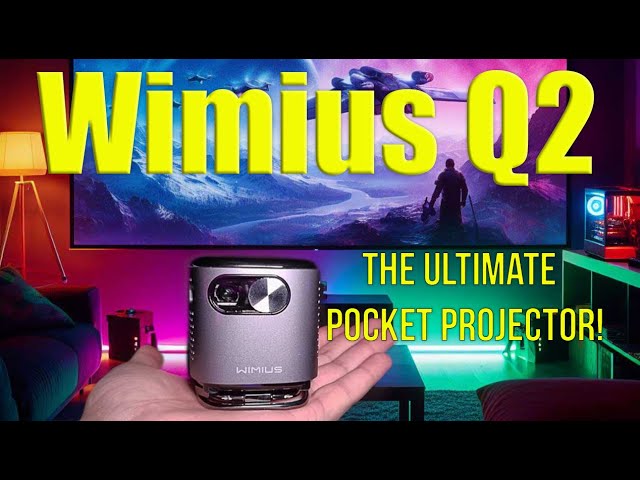 Wimius Q2 Ultimate Pocket Projector In-Depth Review - YouTube