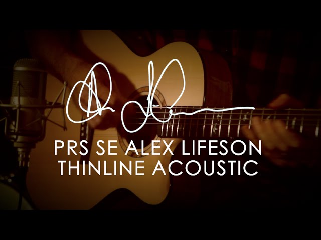 SE Alex Lifeson Thinline Acoustic - YouTube