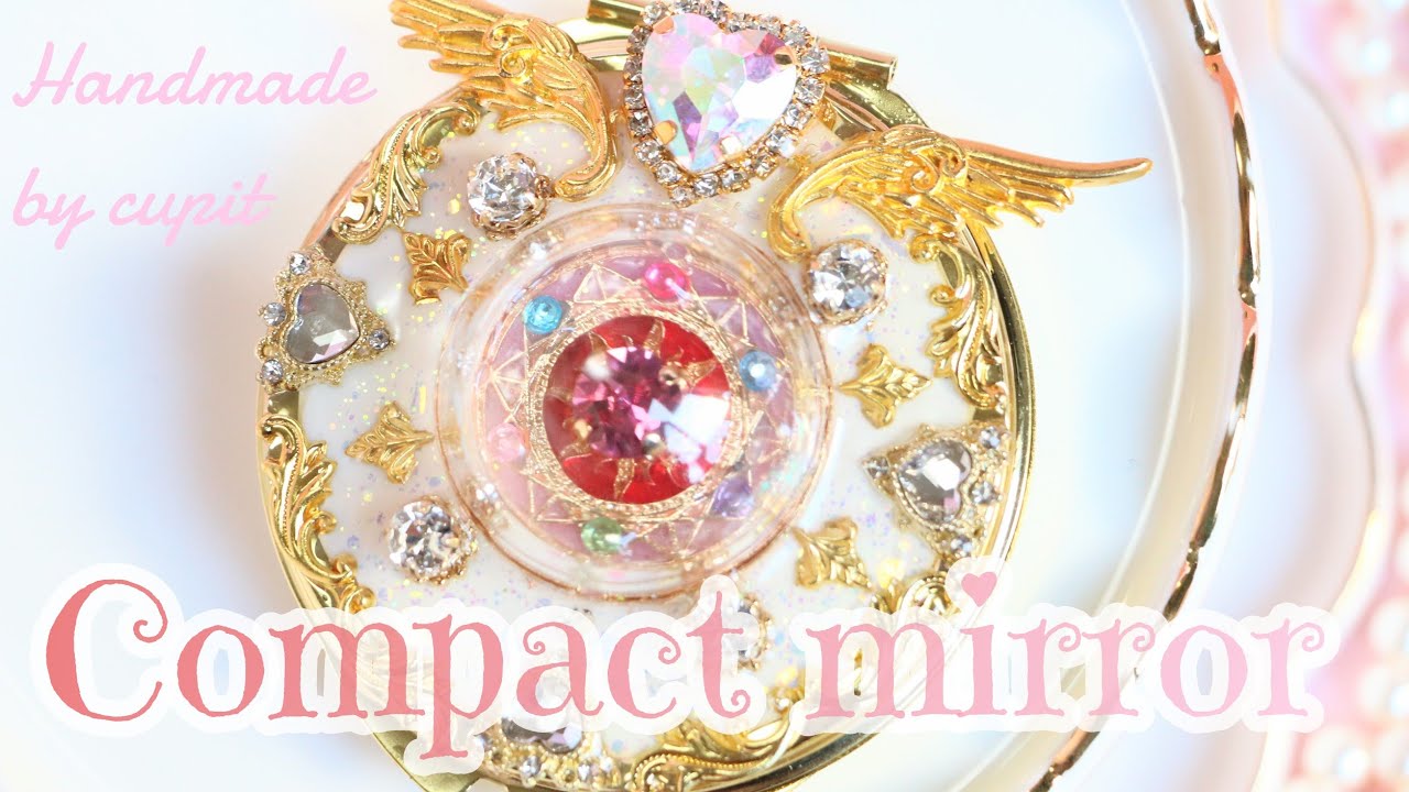 UVresin】魔法少女なコンパクトミラーが出来るまで/Compact mirror #UV