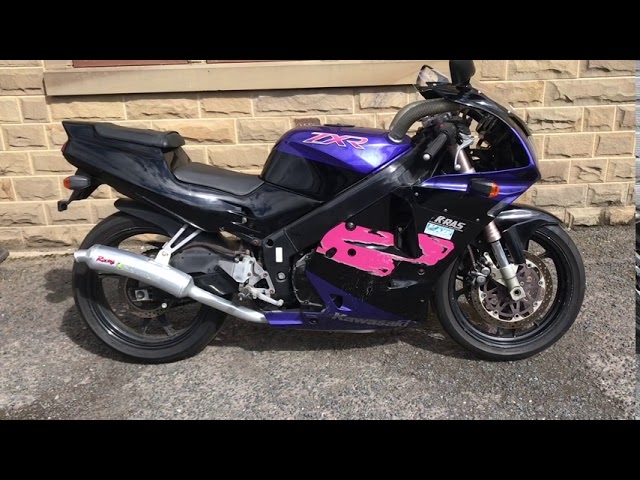 1992 Kawasaki ZXR250 ZX250C walkaround video - YouTube