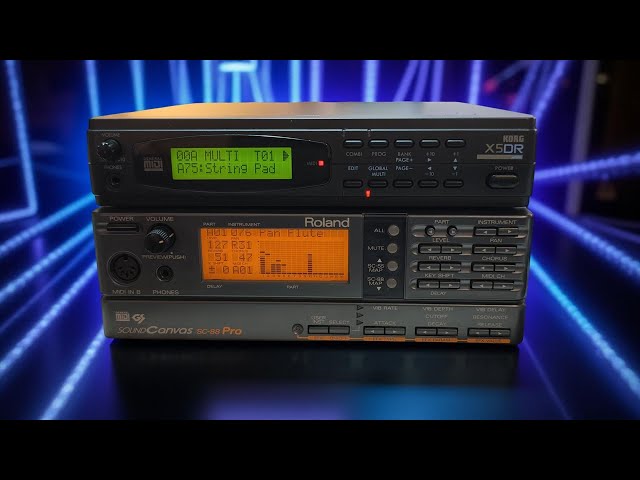 The Sound of 90s Gaming: Roland SC-88 Pro & Korg X5DR - YouTube