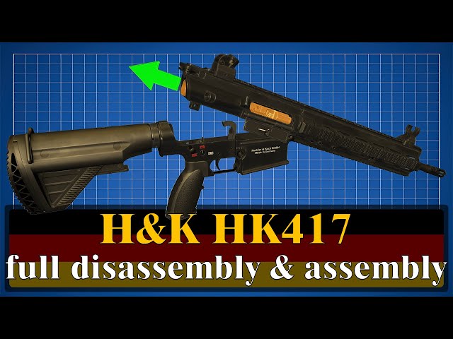 H&K HK417: full disassembly & assembly | World of Guns - YouTube