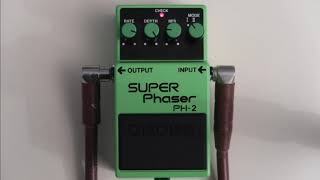 Boss PH-2 Super Phaser (Bass Demo) - YouTube