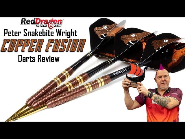 Red Dragon Darts PETER WRIGHT COPPER FUSION Darts Review - YouTube