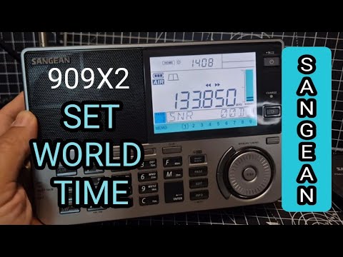 Seangean ATS-909X2 , Tilt antenna & World Time Setting - YouTube