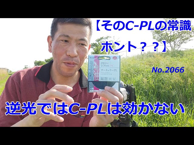 C-PLの常識？はホント？】逆光では効かない（動画No.2066） - YouTube