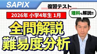 SAPIX サピックス 4年マンスリー・復習テスト 9回分 サピックスの算数