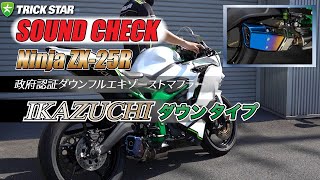 Ninja ZX-25R】政府認証フルエキゾースト IKAZUCHI ショートマフラー
