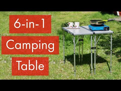 Coleman 6-in-1 Camping Table - TheMudLife.co.uk - YouTube