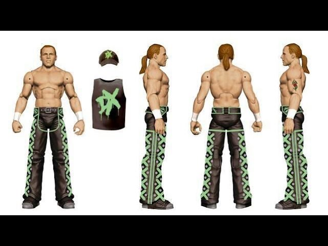 WWE Elite Walgreens Exclusive- (DX) Shawn Michaels Review - YouTube