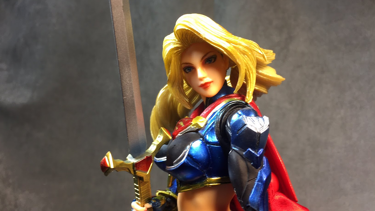 Play Arts Kai DC Variant Supergirl - YouTube