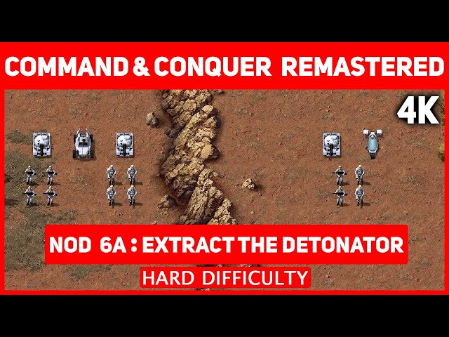 Command & Conquer Remastered 4K - Nod Mission 6 A - Extract The