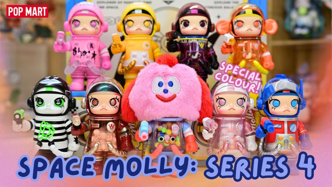 POP MART UNBOXING】MEGA SPACE MOLLY 100%: SERIES 4 | FULL SET