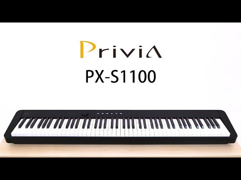 レンタル] CASIO(カシオ) Privia 電子ピアノ PX-S1100 88鍵盤 ブラック