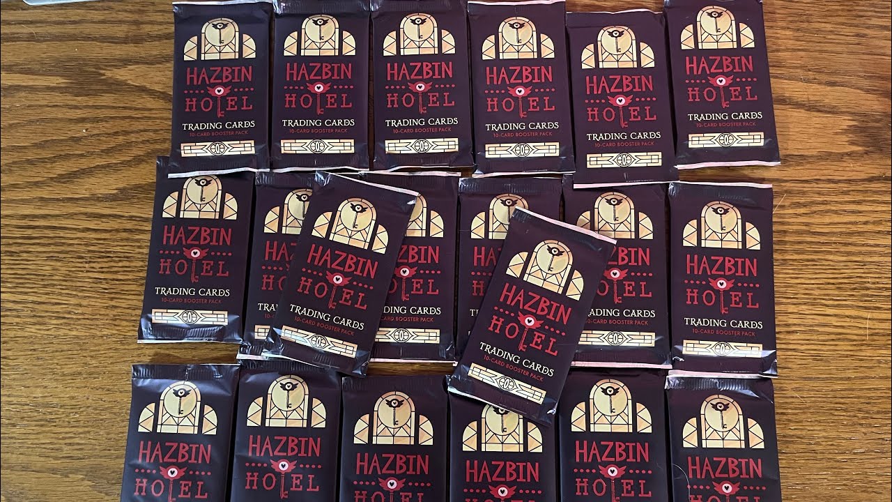 Opening 20 Hazbin Hotel second edition card packs - YouTube