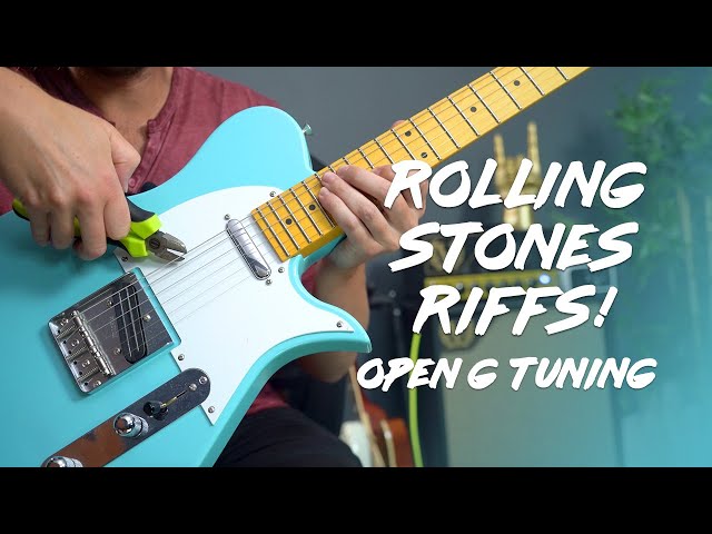 Top 5 Rolling Stones songs in Open G - beginner to intermediate