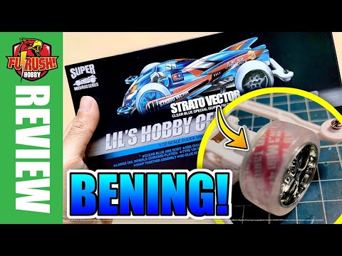 Unboxing & Review Strato Vector Clear Blue Special – Mini 4WD